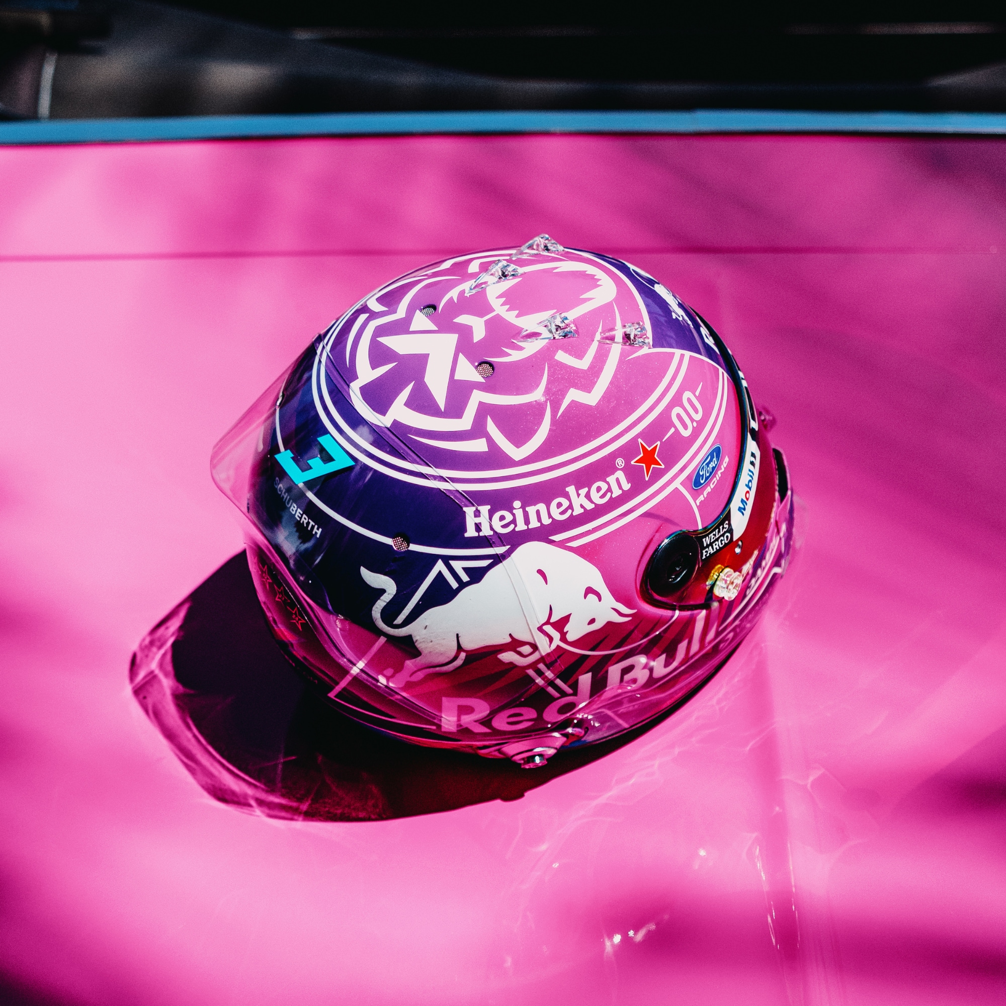 Max Verstappen Red Bull Racing 2026 Miami GP Helmet- 1:4 Model